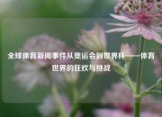 全球体育新闻事件从奥运会到世界杯——体育世界的狂欢与挑战
